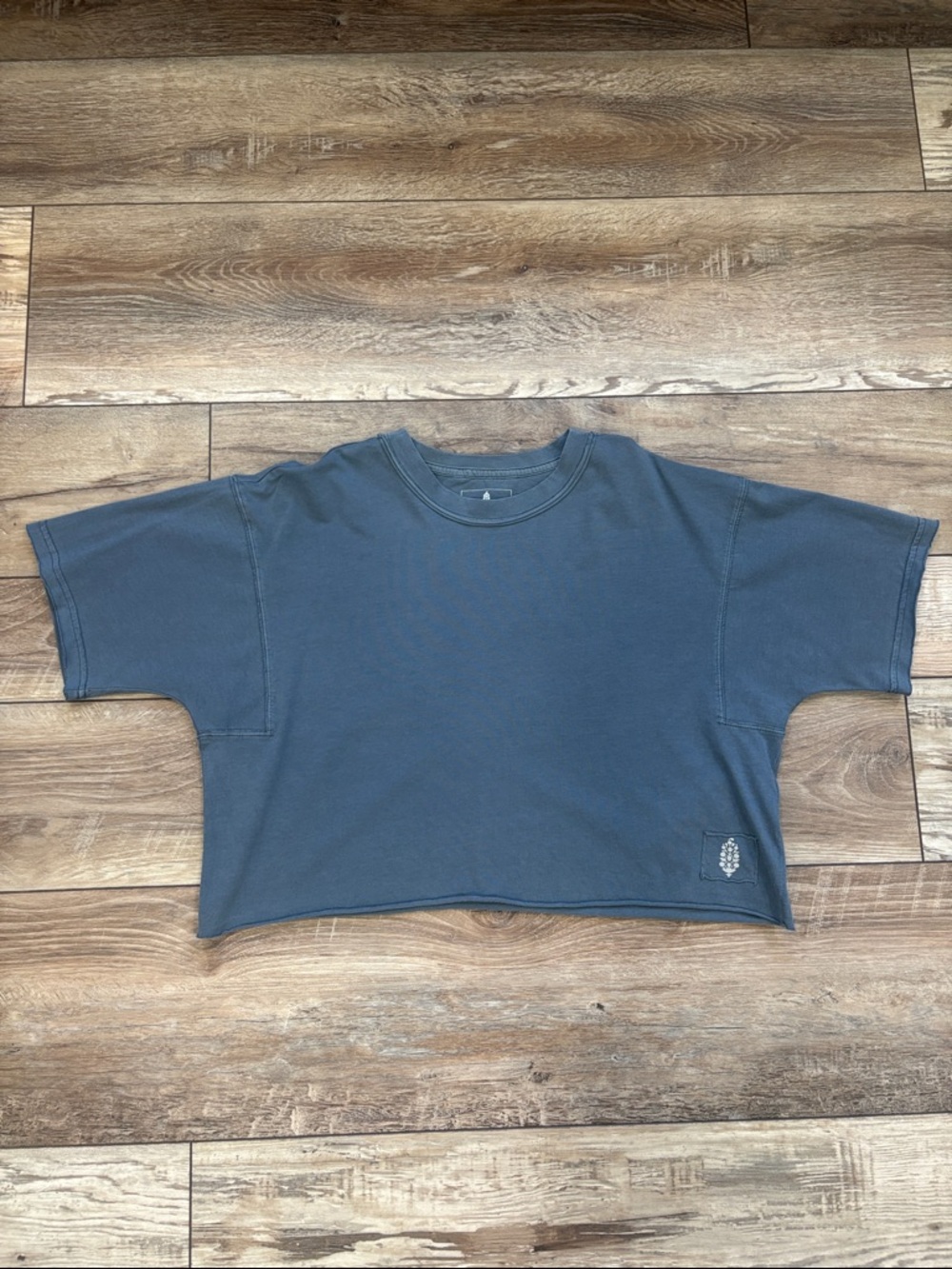 NWOT FP Movement Free People Inspire Tee Midnight Navy Blue XS - Picture 2 of 8